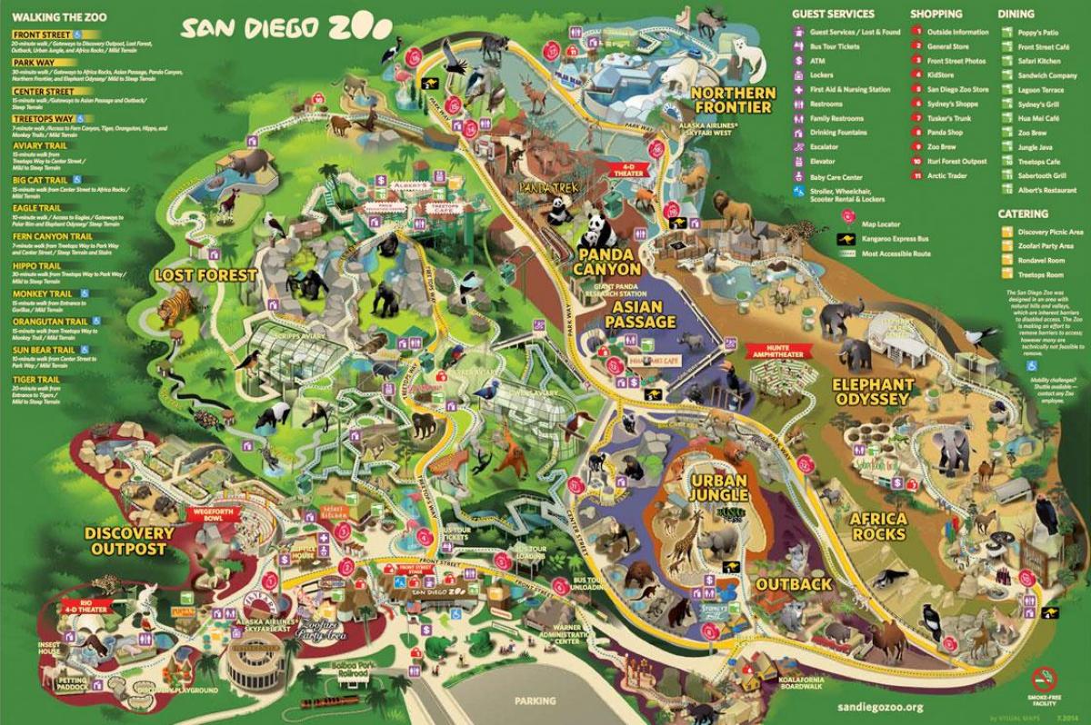 Harta grădina zoologică din Viena