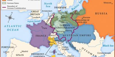 Harta de la Viena din europa