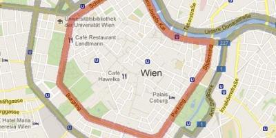 Viena, 7 district hartă