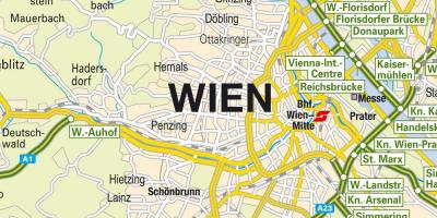Harta arată Viena