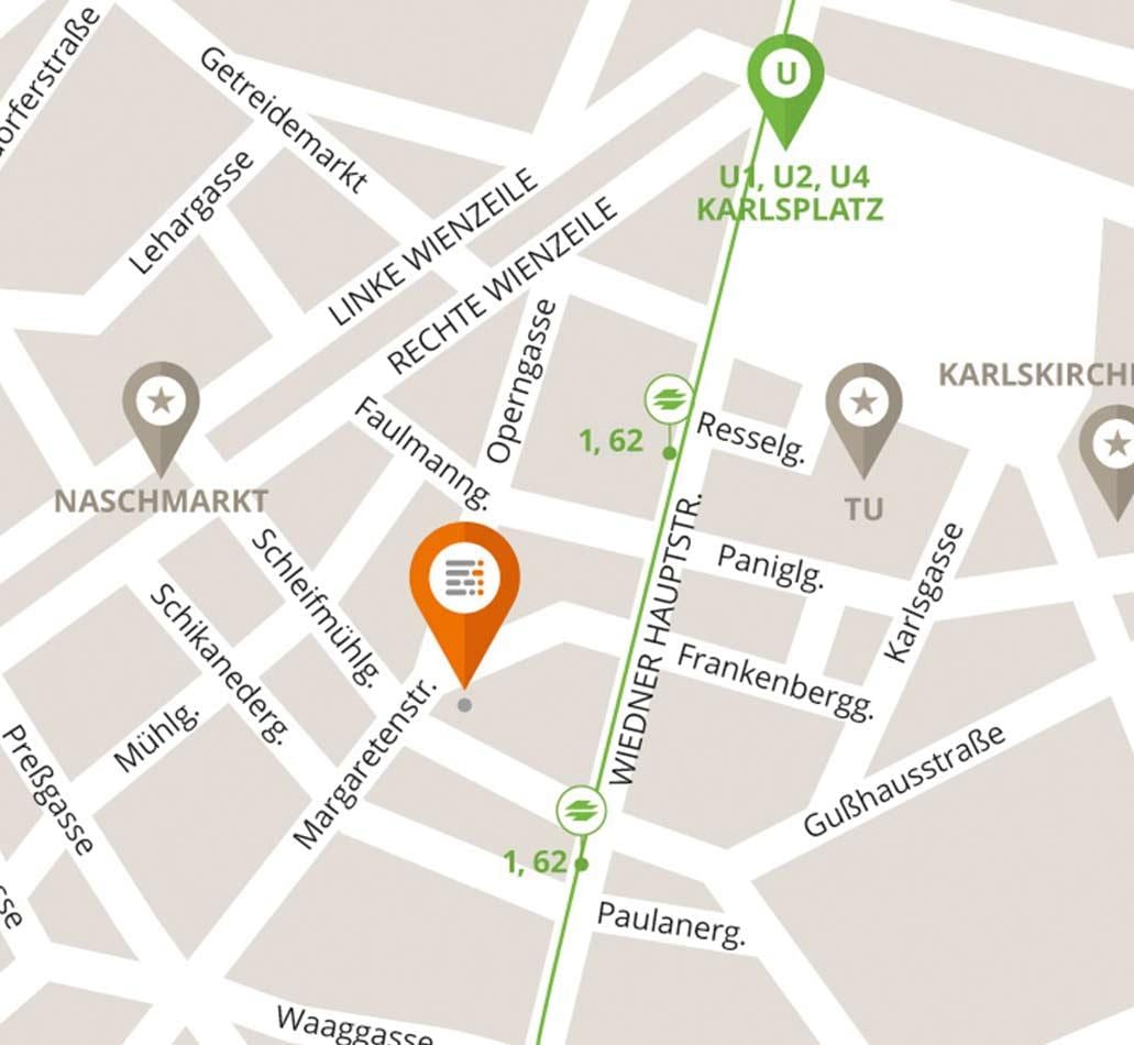 Harta naschmarkt Viena 