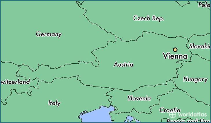 Viena în hartă