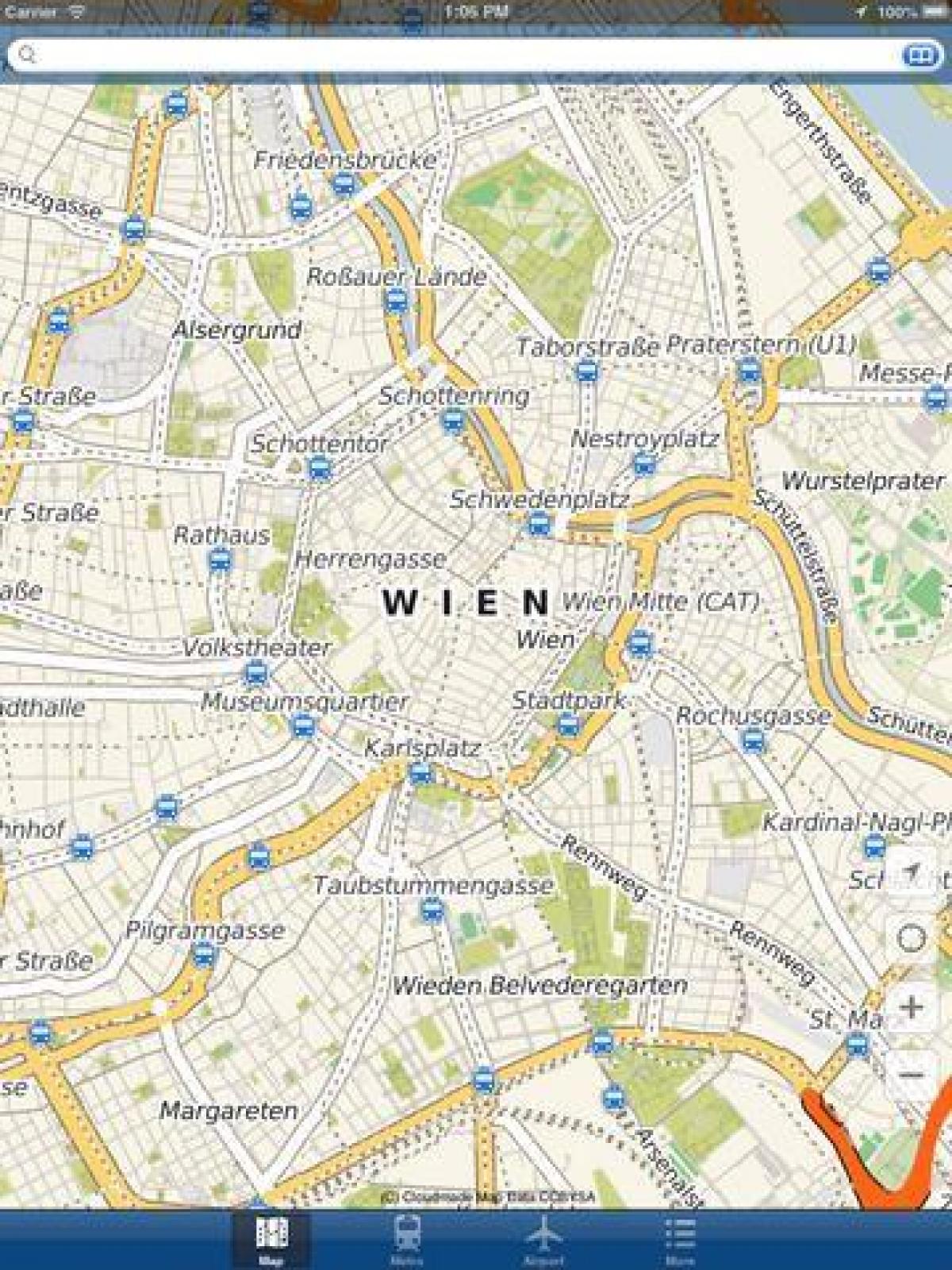Viena hartă app