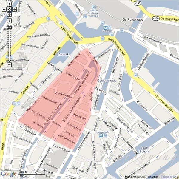 Harta Vienei red light district