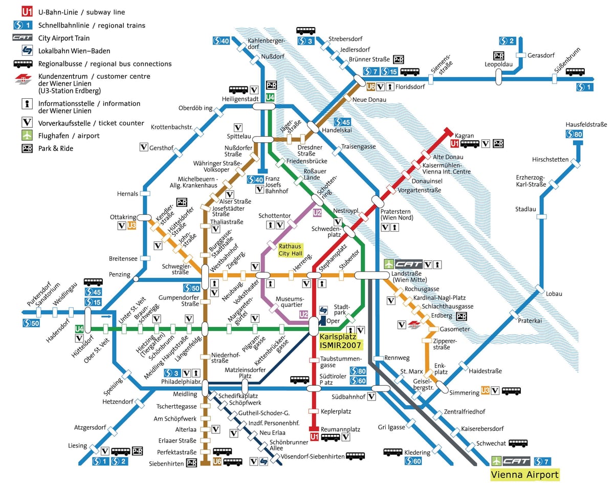 erdberg stația de autobuz de la Viena hartă