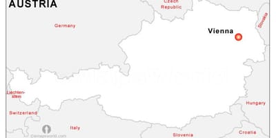 Harta Austria capital