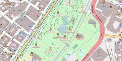 Harta de stadtpark, Viena