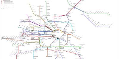 Viena strassenbahn hartă