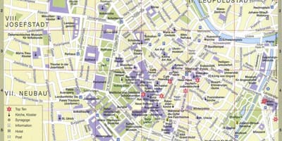 Orașul viena hartă turistică