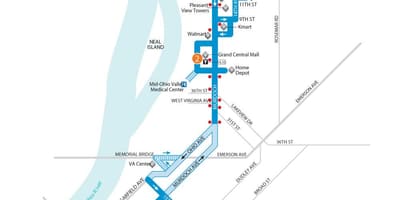 Viena linii de autobuz hartă