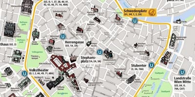 Viena tramvai harta 2016