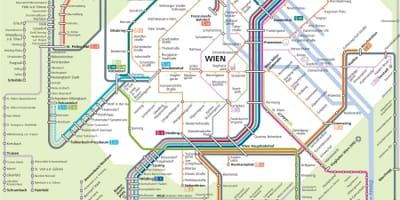 S bahn Wien hartă