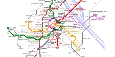 Harta Vienei tramvai