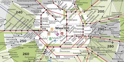 Wien zona 100 hartă