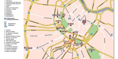 Harta Vienna ring road 