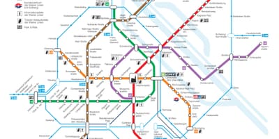 Austria u bahn hartă