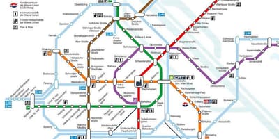 Wien metrou hartă