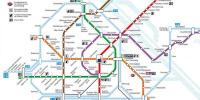 Wien metrou hartă